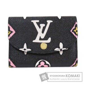 Louis Vuitton Porte Monnaie Wallet Rosalie Wild Heart Wallet Canvas